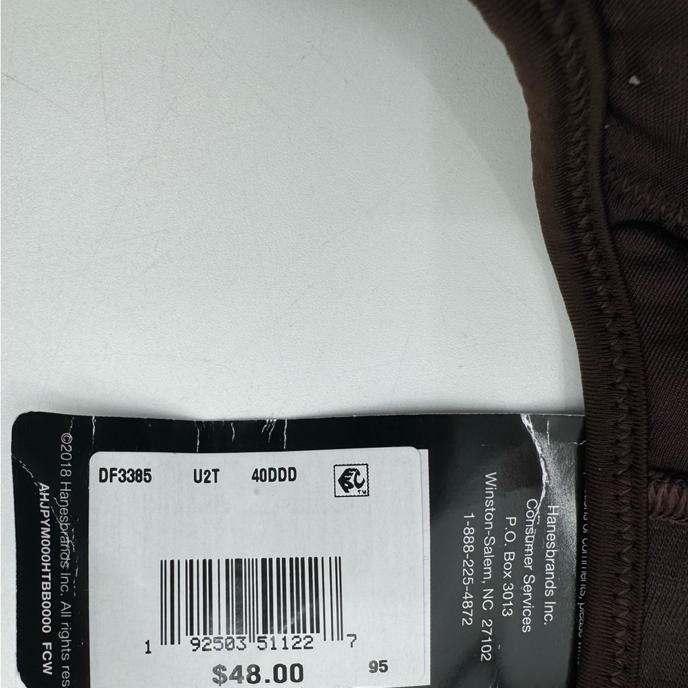Bali Minimizer Bra Size 40DDD Lined 3385 Women's Comfort Brown NEW Brown RN15763 - Picture 7 of 7